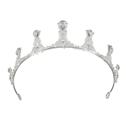 Metalen tiara Royal Caroline