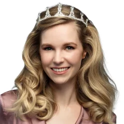 Metalen tiara Royal Caroline