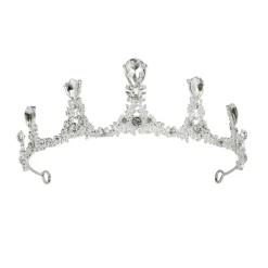 Metalen tiara Royal Caroline
