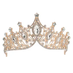 Metalen tiara Royal Lady