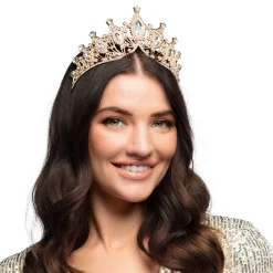 Metalen tiara Royal Lady