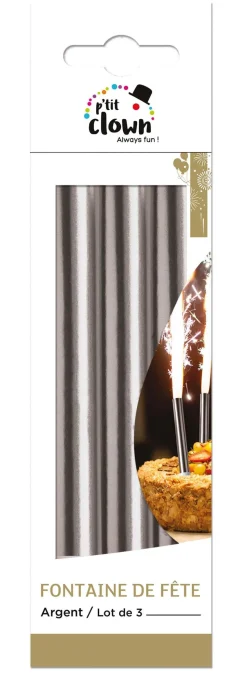 Metallic ijsfontein 3st