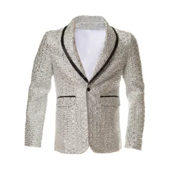 Metallic jasje heren