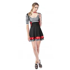 Mime Meisje kostuum