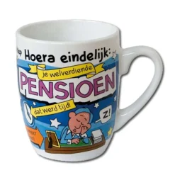 Mok Cartoon - Pensioen