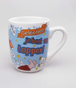 Mok Cartoon Geslaagd Topper