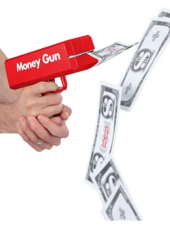 Money Gun met dollar biljetten