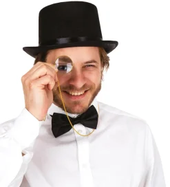 Monocle aan ketting goud