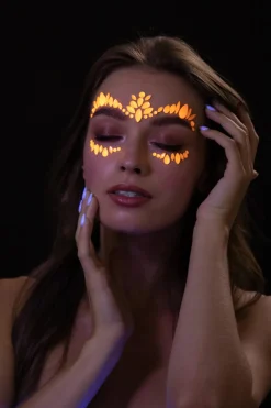 Moon Face jewels - Neon UV