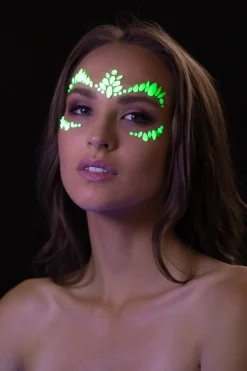 Moon Face jewels - Neon UV