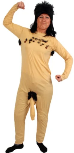 Naakt kostuum man unisex