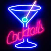 Neon LED Sign Cocktails