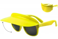 Neon bril met zonneklep