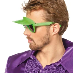 Neon bril met zonneklep