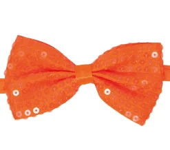 Neon Pailletten vlinderstrik