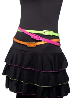 Neon riemen veelkleurig