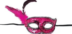 Oogmasker Pink Sequins