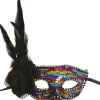 Oogmasker rainbow Sequins