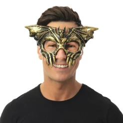 Oogmasker Vleermuis goud