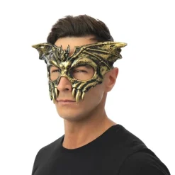 Oogmasker Vleermuis goud