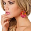 Oorbellen hippie flower