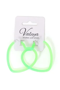 Oorbellen Neon Party Hart