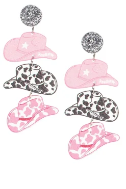 Oorbellen Pink Cowboy