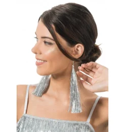 Oorbellen Shiny Tinsel 17cm
