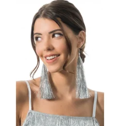 Oorbellen Shiny Tinsel 17cm