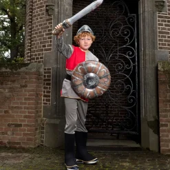 Opblaasbaar zwaard met schild
