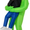 Opblaasbare Alien kinderkostuum