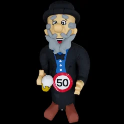 Opblaasfiguur Abraham Cartoon 3,2m