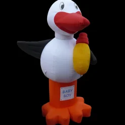 Opblaasfiguur Ooievaar 4m