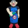 Opblaasfiguur Sarah Cartoon 4,5m