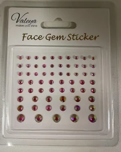 Opplakbare glitter steentjes