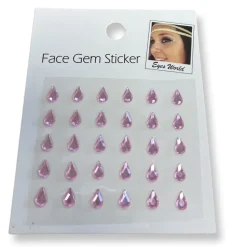 Opplakbare glitter tranen