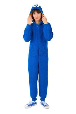 OppoSuits Cookie Monster onesie kinderen