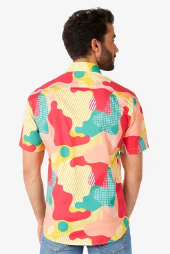 OppoSuits Coral Camo blouse kort