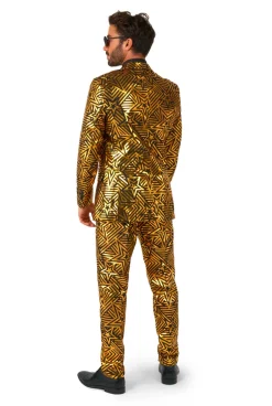OppoSuits Golden Geo Star kostuum heren