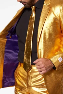 OppoSuits Groovy Gold kostuum heren
