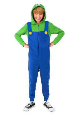 OppoSuits Luigi onesie kinderen