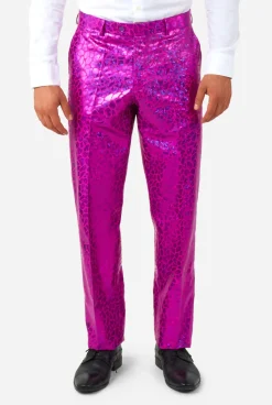 OppoSuits Peppy Pink kostuum heren