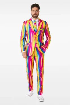 OppoSuits Rainbow glaze heren kostuum