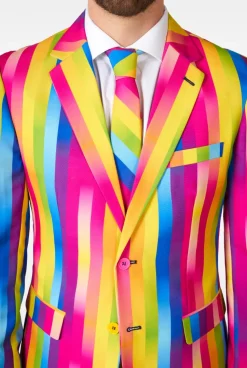 OppoSuits Rainbow glaze heren kostuum