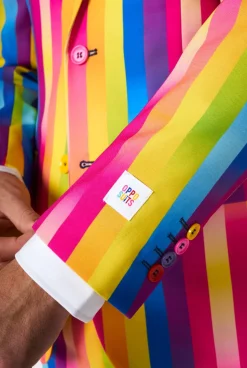 OppoSuits Rainbow glaze heren kostuum