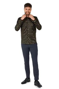 OppoSuits Shiny Polka Star blouse