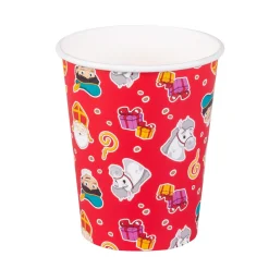 Papieren bekertjes Sinterklaas 10st