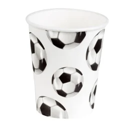 Papieren bekertjes Voetbal 10st