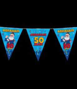 Party vlaggen Abraham cartoon