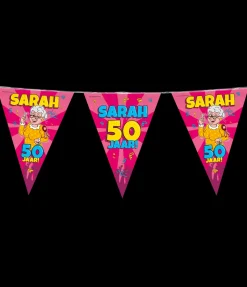 Party Vlaggen Sarah cartoon